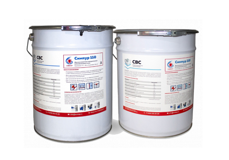 Полиуретановая Вспенивающаяся Смола СИМПУР 110 (44 кг)