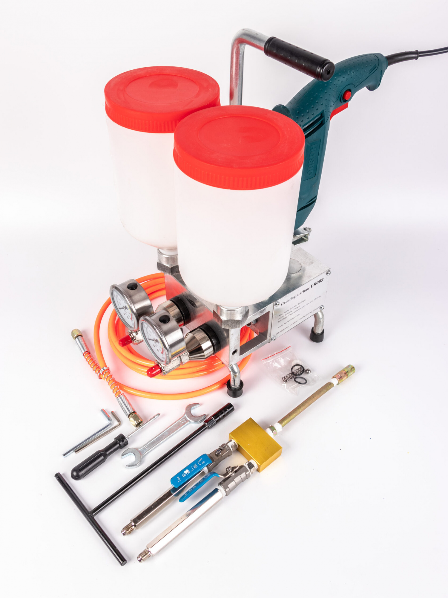 Насос поршневой 2К LS002 (полиуретаны однокомпонентные и двухкомпонентные )