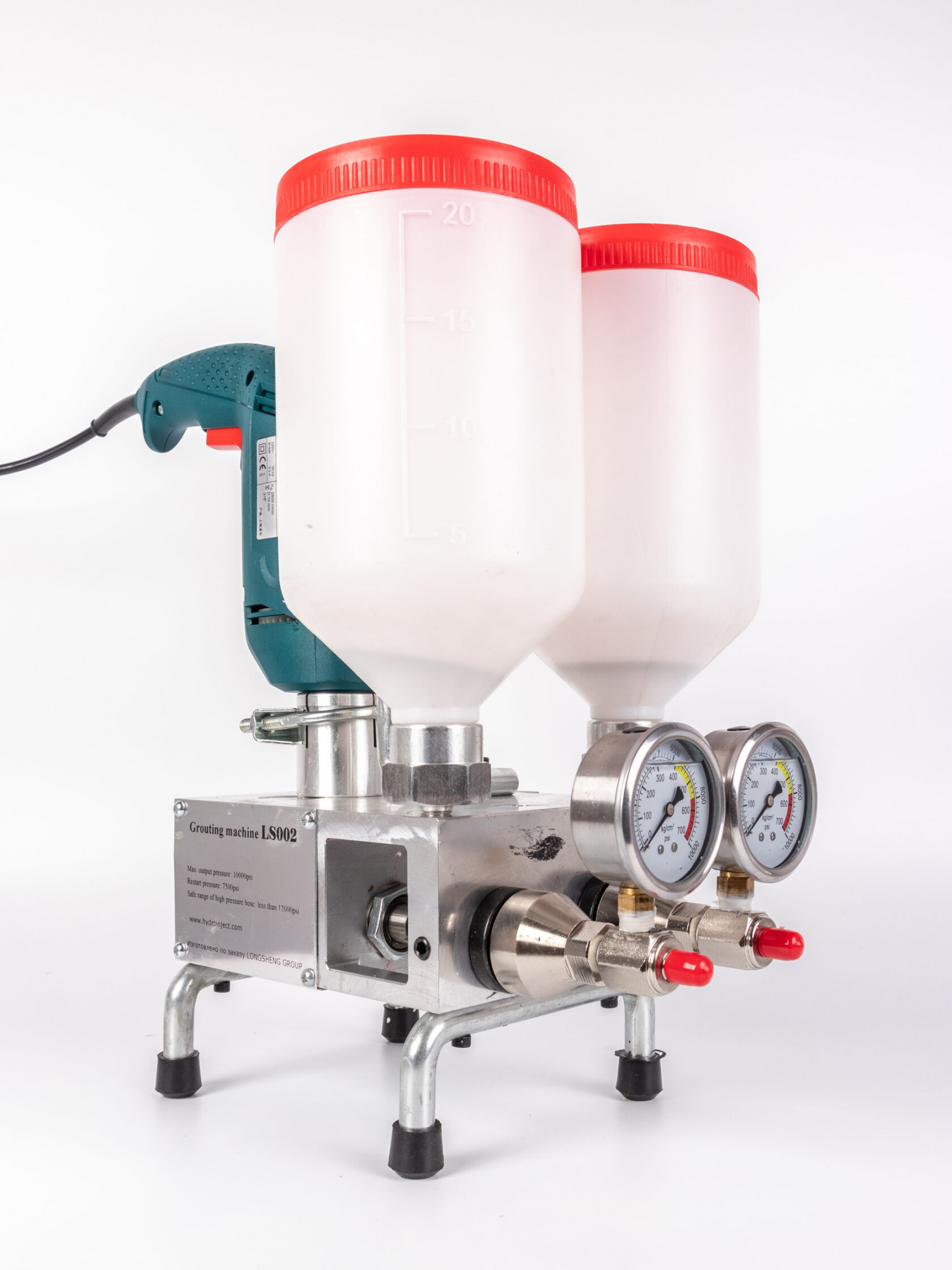 Насос поршневой 2К LS002 (полиуретаны однокомпонентные и двухкомпонентные )