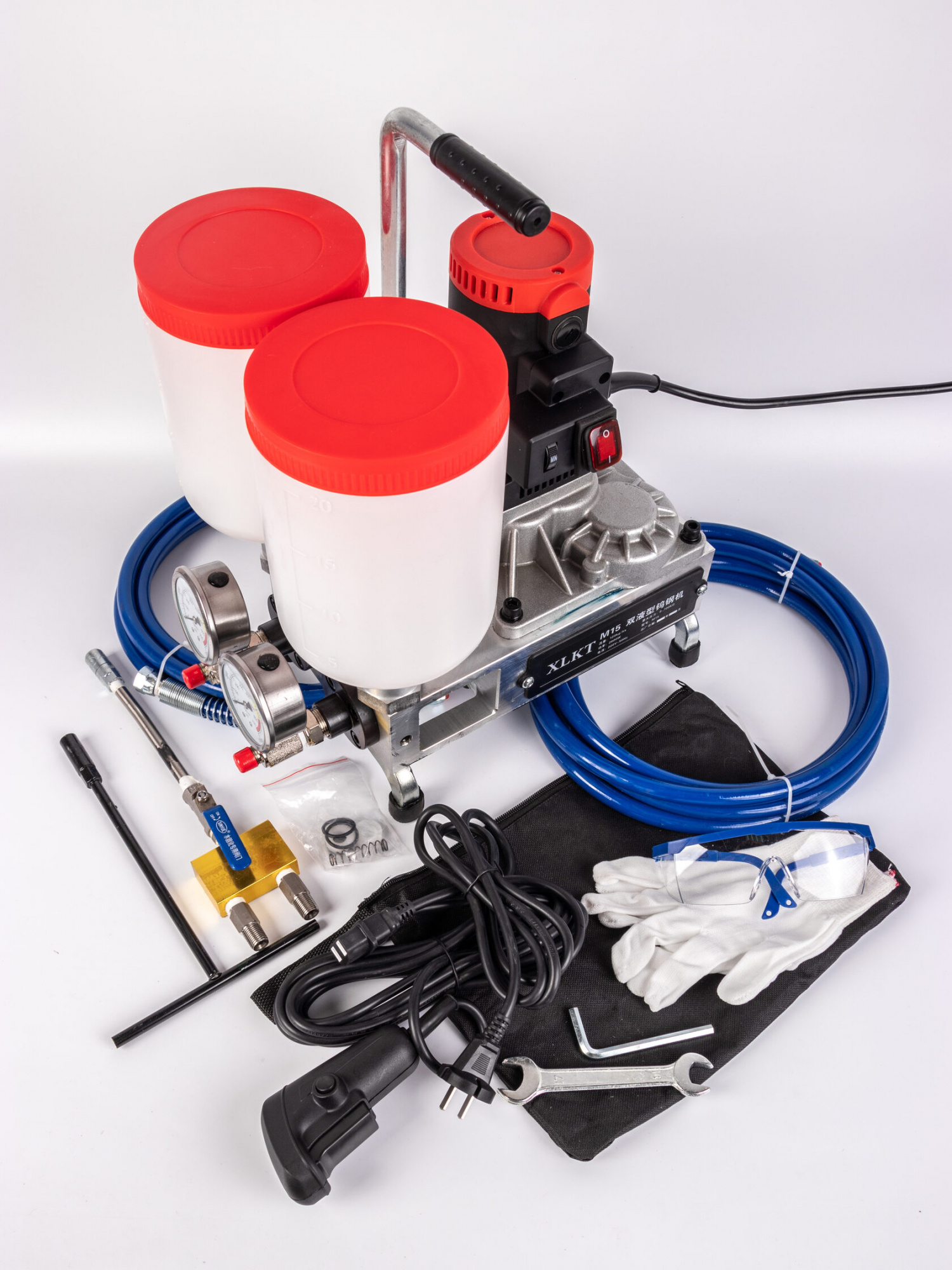 Насос поршневой 2К М15 (полиуретаны однокомпонентные и двухкомпонентные быстрые и медленные )